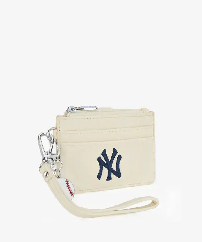 MLB New York Yankees Card Holder with Baseball Charm