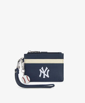 MLB New York Yankees Card Holder with Baseball Charm