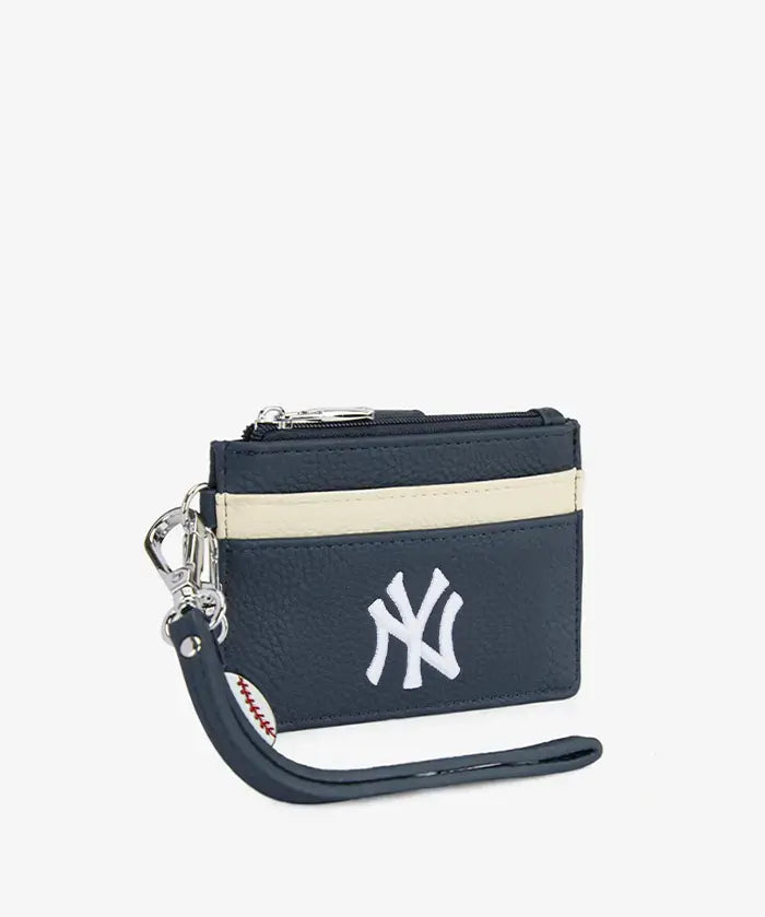 MLB New York Yankees Card Holder with Baseball Charm