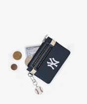 MLB New York Yankees Card Holder with Baseball Charm