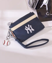 MLB New York Yankees Card Holder with Baseball Charm