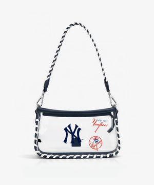 MLB New York Yankees Clear Bag with Baseball Stitch