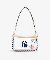MLB New York Yankees Clear Bag with Baseball Stitch