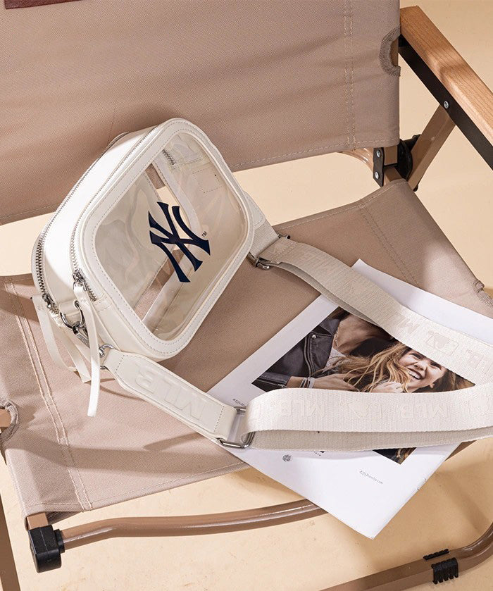 MLB New York Yankees Clear Crossbody Bag