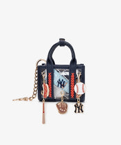 MLB New York Yankees Clear Mini Tote Bag Charm – Fastball