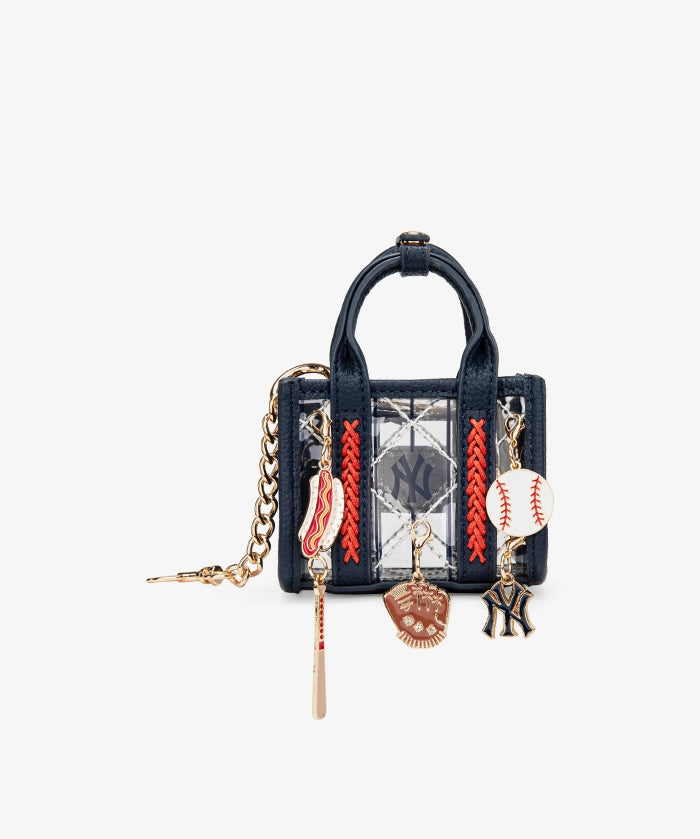 MLB New York Yankees Clear Mini Tote Bag Charm – Fastball