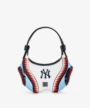 MLB New York Yankees Clear Stitch Hobo - Curveball