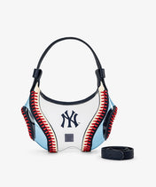 MLB New York Yankees Clear Stitch Hobo - Curveball