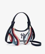 MLB New York Yankees Clear Stitch Hobo - Curveball