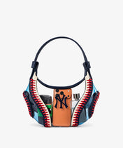 MLB New York Yankees Clear Stitch Hobo - Curveball