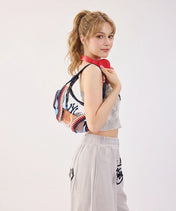 MLB New York Yankees Clear Stitch Hobo - Curveball