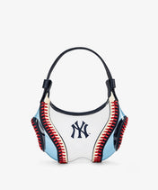 MLB New York Yankees Clear Stitch Hobo - Curveball