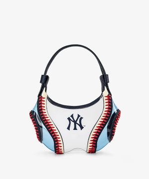 MLB New York Yankees Clear Stitch Hobo - Curveball