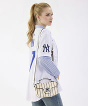 MLB New York Yankees Flap Crossbody Bag with Top Handle
