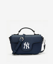 MLB New York Yankees Flap Crossbody Bag with Top Handle