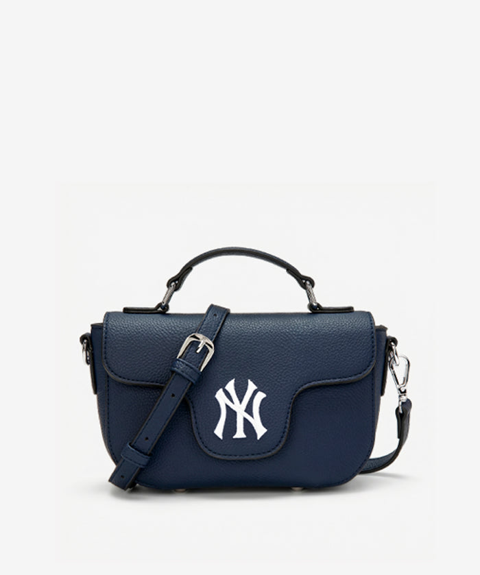 MLB New York Yankees Flap Crossbody Bag with Top Handle