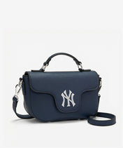 MLB New York Yankees Flap Crossbody Bag with Top Handle