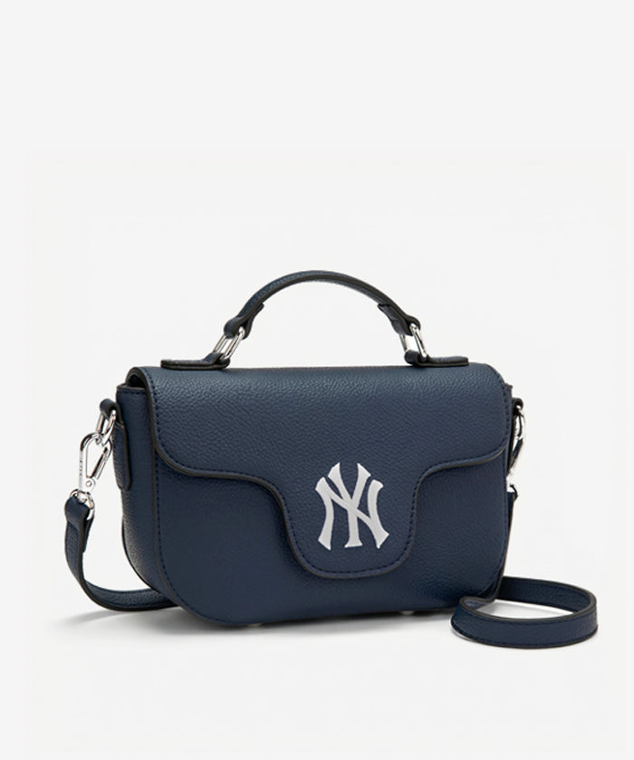 MLB New York Yankees Flap Crossbody Bag with Top Handle