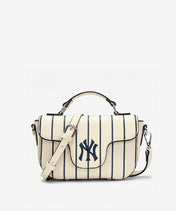 MLB New York Yankees Flap Crossbody Bag with Top Handle