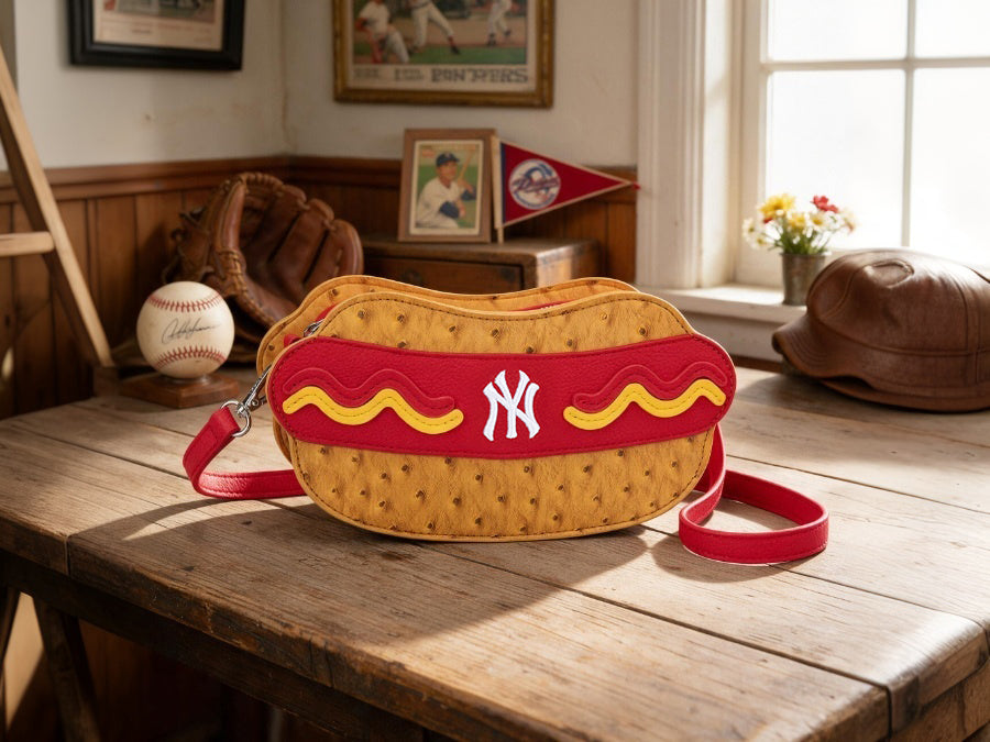 MLB New York Yankees Hot Dog Crossbody Bag