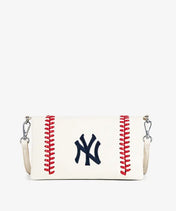 MLB New York Yankees Leather Crossbody Purse