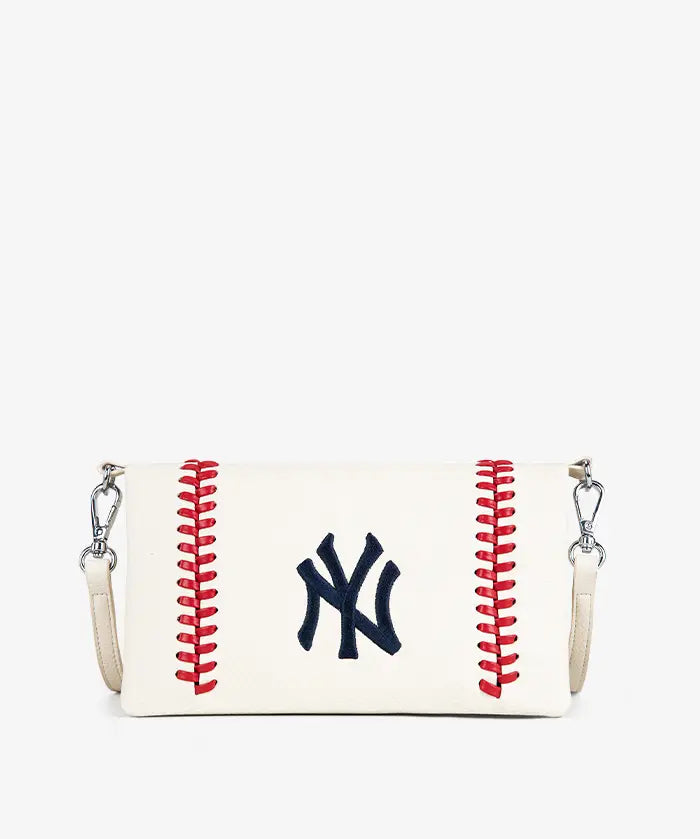 MLB New York Yankees Leather Crossbody Purse