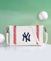 MLB New York Yankees Leather Crossbody Purse