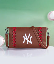 MLB New York Yankees Leather Crossbody Purse