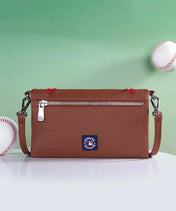 MLB New York Yankees Leather Crossbody Purse