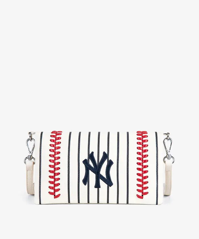 MLB New York Yankees Leather Crossbody Purse