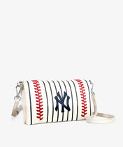 MLB New York Yankees Leather Crossbody Purse