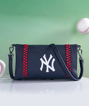 MLB New York Yankees Leather Crossbody Purse