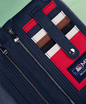 MLB New York Yankees Leather Crossbody Purse