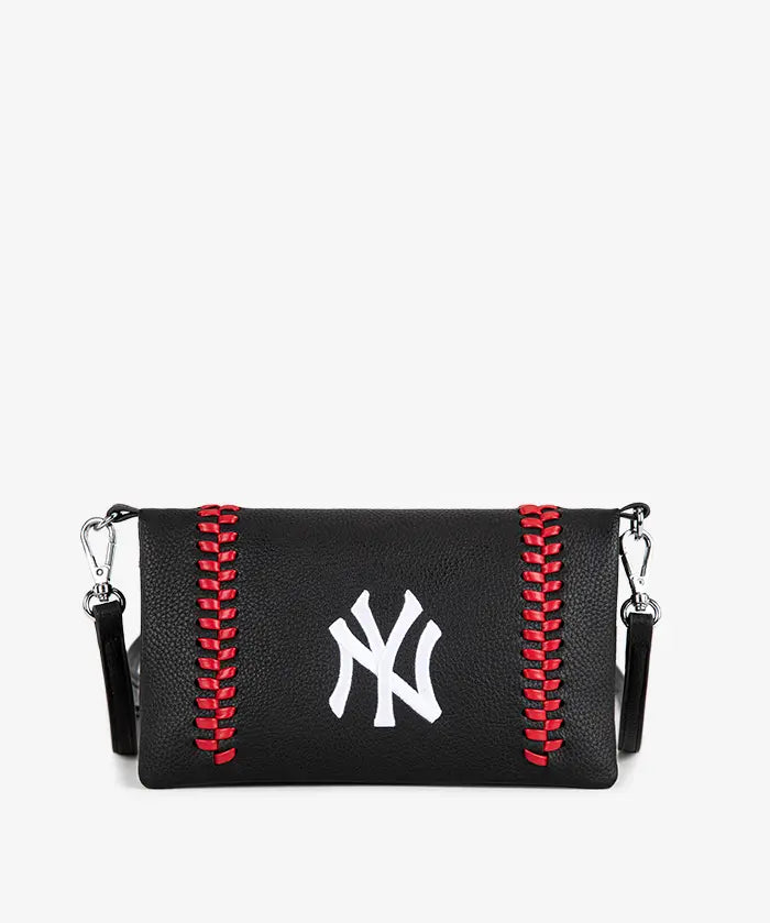 MLB New York Yankees Leather Crossbody Purse