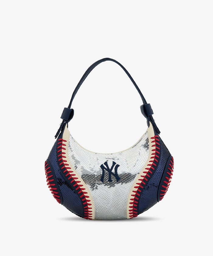 MLB New York Yankees Sequin Stitch Hobo - Curveball
