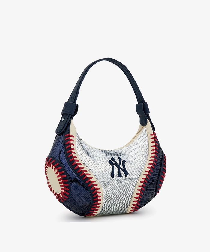 MLB New York Yankees Sequin Stitch Hobo - Curveball