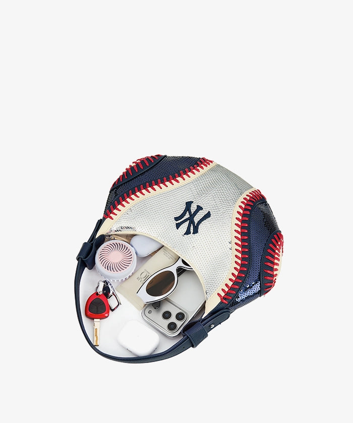 MLB New York Yankees Sequin Stitch Hobo - Curveball