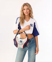 MLB New York Yankees Sequin Stitch Hobo - Curveball