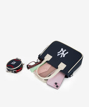 MLB New York Yankees Tote Bag with Baseball Coin Pouch