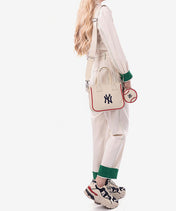 MLB New York Yankees Tote Bag with Baseball Coin Pouch