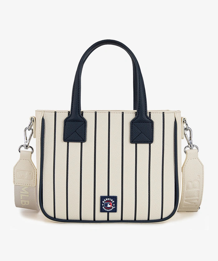 MLB New York Yankees Tote Bag with Baseball Coin Pouch