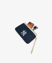 MLB New York Yankees Tote Bag with Wristlet Wallet