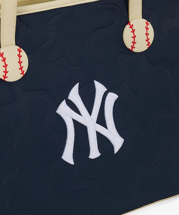 MLB New York Yankees Tote Bag with Wristlet Wallet