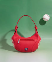 MLB Philadelphia Phillies Hobo Bag With Baseball Seams