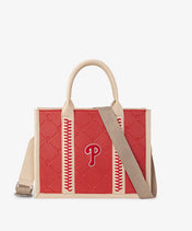 MLB Philadelphia Phillies Tote Bag with Baseball Stitch