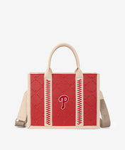 MLB Philadelphia Phillies Tote Bag with Baseball Stitch