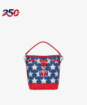 MLB Philadelphia Phillies Americana Star Bucket Bag