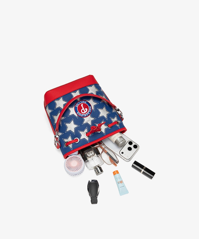 MLB Philadelphia Phillies Americana Star Bucket Bag