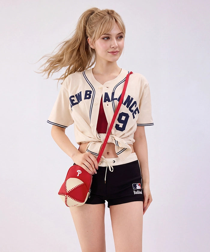MLB Philadelphia Phillies Baseball Cap Crossbody Purse