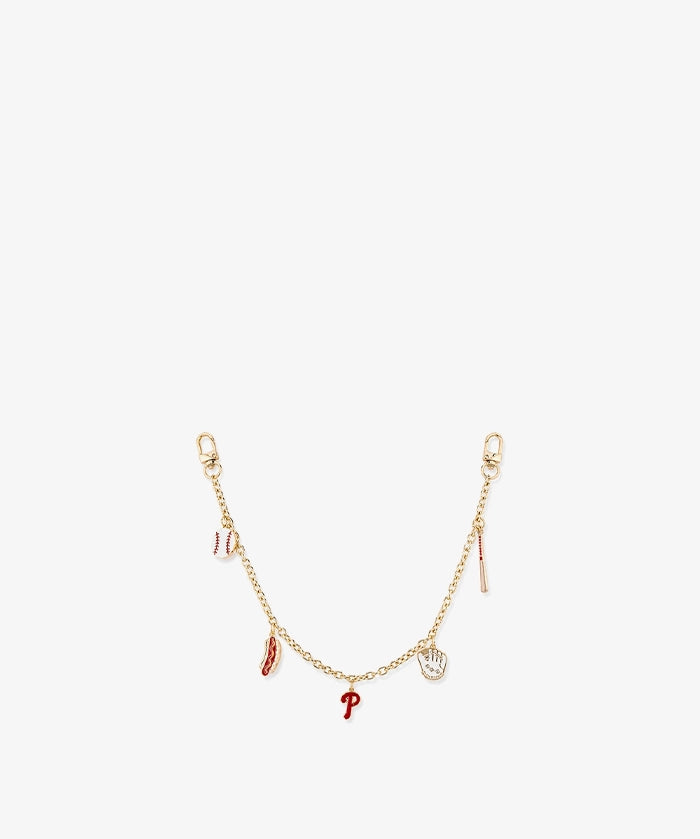 MLB Philadelphia Phillies Baseball Charm Chain